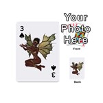 Faerie Nymph Fairy with outreaching hands Playing Cards 54 Designs (Mini) Front - Spade3