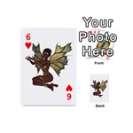 Faerie Nymph Fairy with outreaching hands Playing Cards 54 Designs (Mini) Front - Heart6