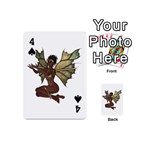 Faerie Nymph Fairy with outreaching hands Playing Cards 54 Designs (Mini) Front - Spade4
