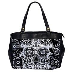 Skull Oversize Office Handbag (one Side) by Ancello