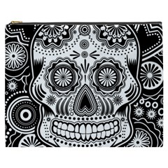 Skull Cosmetic Bag (xxxl) by Ancello