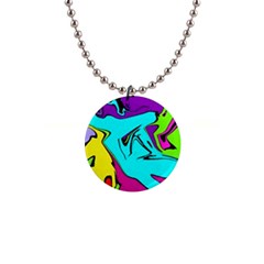 Abstract Button Necklace by Siebenhuehner