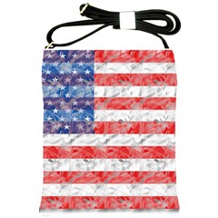 Flag Shoulder Sling Bag by uniquedesignsbycassie