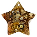 Steampunk Star Ornament Front