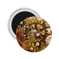 Steampunk 2.25  Button Magnet