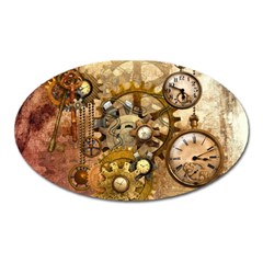 Steampunk Magnet (Oval)