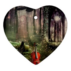 Last Song Heart Ornament by Ancello