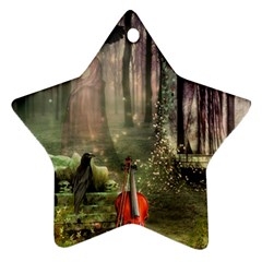 Last Song Star Ornament (two Sides) by Ancello