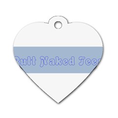 1logo2 Dog Tag Heart (two Sided)