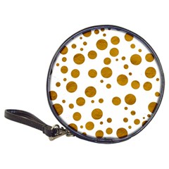 Tan Polka Dots Cd Wallet