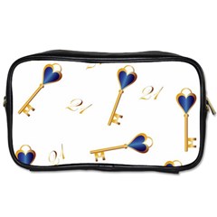 21st Birthday Keys Background Travel Toiletry Bag (one Side)