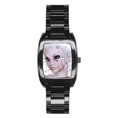 Fairy Elfin Elf Nymph Faerie Stainless Steel Barrel Watch by goldenjackal