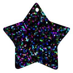 Glitter 1 Star Ornament (two Sides)