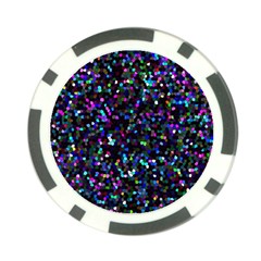 Glitter 1 Poker Chip by MedusArt
