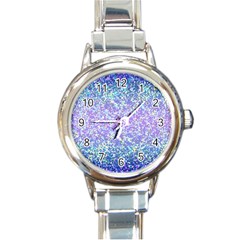 Glitter2 Round Italian Charm Watch