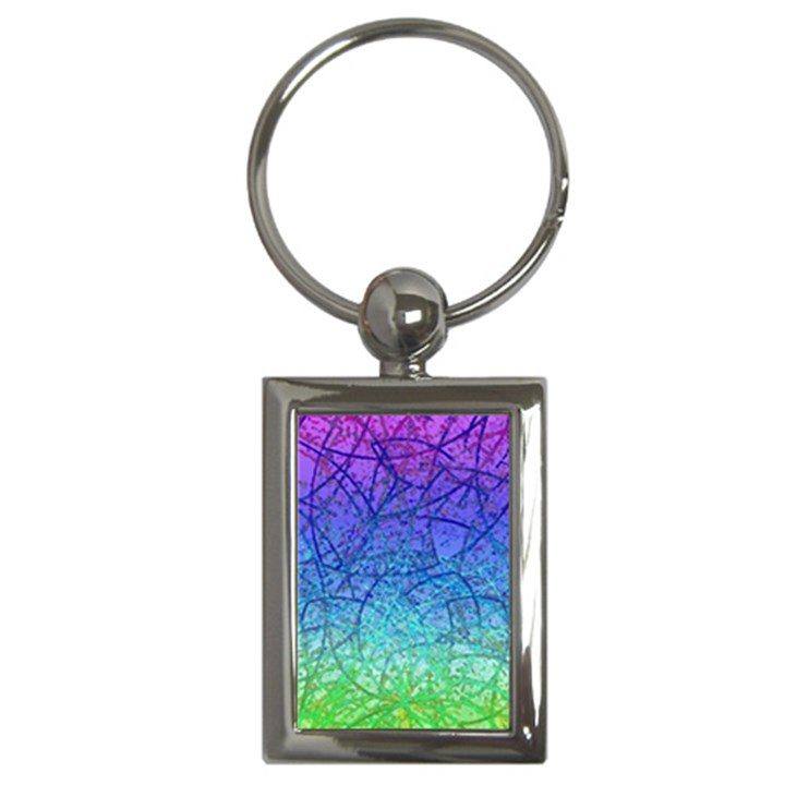 Grunge Art Abstract G57 Key Chain (Rectangle)