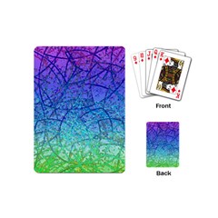 Grunge Art Abstract G57 Playing Cards (mini) by MedusArt