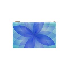 Abstract Lotus Flower 1 Cosmetic Bag (small) by MedusArt