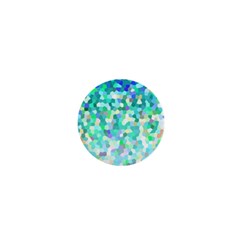 Mosaic Sparkley 1 1  Mini Button Magnet by MedusArt