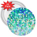 Mosaic Sparkley 1 3  Button (10 pack) Front