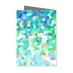 Mosaic Sparkley 1 Mini Greeting Card (8 Pack) by MedusArt