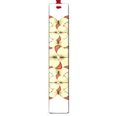 Butterfly Art White&orage Large Bookmark by BrilliantArtDesigns