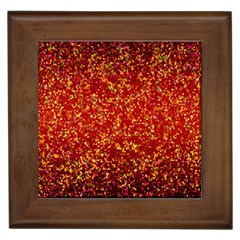 Glitter 3 Framed Ceramic Tile by MedusArt