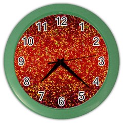 Glitter 3 Wall Clock (color) by MedusArt