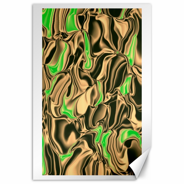 Retro Swirl Canvas 24  x 36  (Unframed)