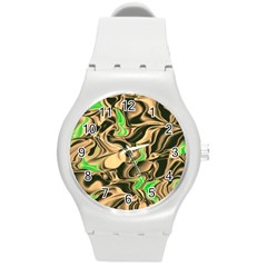 Retro Swirl Plastic Sport Watch (medium) by Colorfulart23