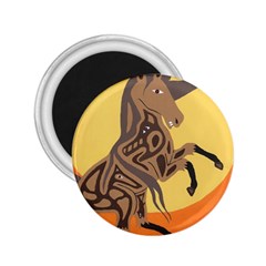 Embracing The Moon 2 25  Button Magnet by twoaboriginalart