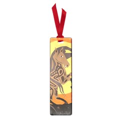 Embracing The Moon Small Bookmark by twoaboriginalart