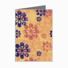 Funky Floral Art Mini Greeting Card by Colorfulart23