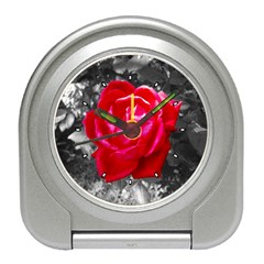 Red Rose Desk Alarm Clock by jotodesign