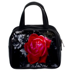 Red Rose Classic Handbag (two Sides) by jotodesign