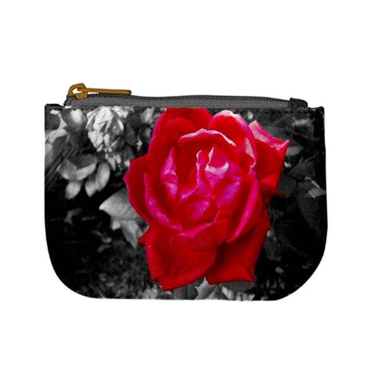 Red Rose Coin Change Purse