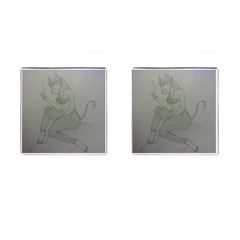 Smoke Break Satyr Cufflinks (square)