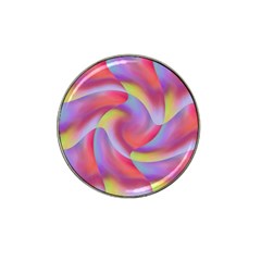 Colored Swirls Golf Ball Marker (for Hat Clip) by Colorfulart23