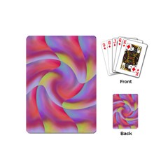 Colored Swirls Playing Cards (mini) by Colorfulart23
