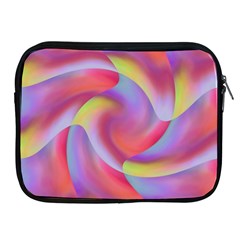Colored Swirls Apple Ipad Zippered Sleeve by Colorfulart23