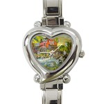 Daniels Mill   Ave Hurley   Heart Italian Charm Watch  Front