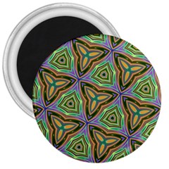 Elegant Retro Art 3  Button Magnet by Colorfulart23