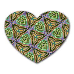 Elegant Retro Art Mouse Pad (heart) by Colorfulart23