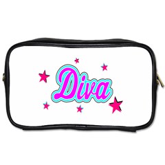  Pink Diva Travel Toiletry Bag (one Side) by Colorfulart23