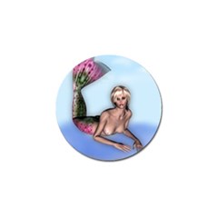 Mermaid On The Beach Golf Ball Marker 4 Pack by goldenjackal