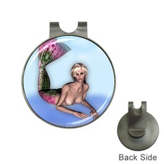 Mermaid On The Beach Hat Clip With Golf Ball Marker by goldenjackal