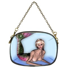 Mermaid On The Beach Chain Purse (two Sided) 