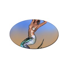 Sexy Mermaid On Beach Sticker 100 Pack (oval) by goldenjackal