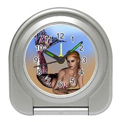 Mermaid On The Beach  Desk Alarm Clock