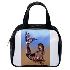 Mermaid On The Beach  Classic Handbag (one Side) by goldenjackal